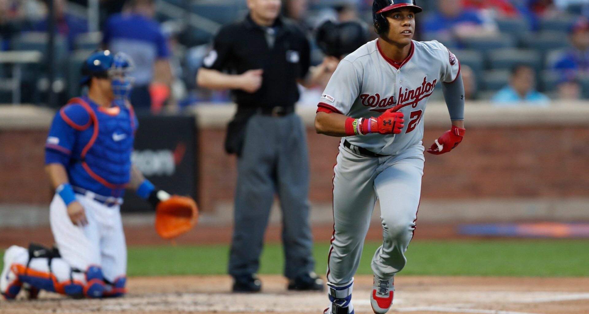 Keith Hernandez says Juan Soto is not a homerun hitter with too big of a swing, and subsequently witnesses a colossal shot by Soto