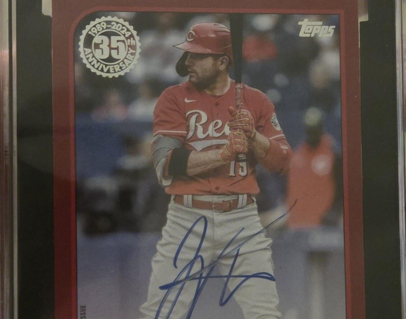 Posting a Reds autographed card every day that is today because I got another one