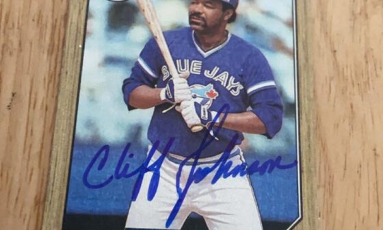 Got a Cliff Johnson signed card via TTM on Wednesday