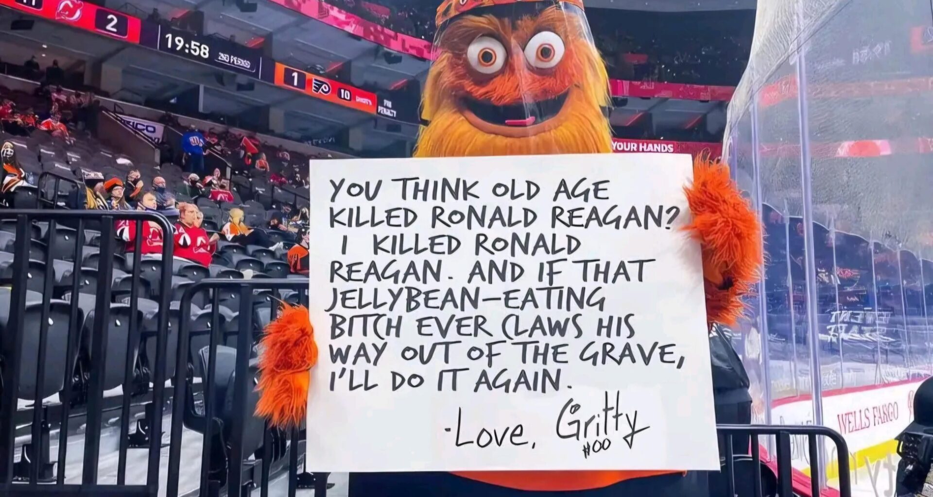 Has Gritty gone too far this time?