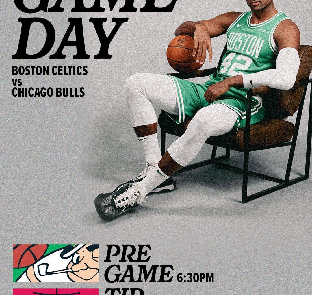 It's finally game day and look at the beautiful NBC Sports Boston game day poster 🥺