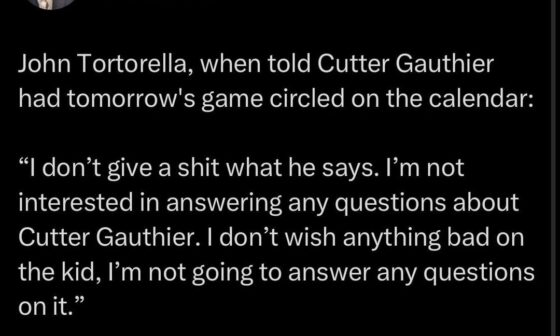 [Kurz] Quotes about playing against Cutter Gauthier and Ducks Saturday