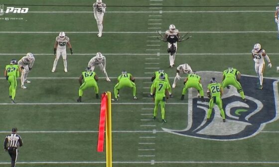 [Smith] You can't convince me Seahawks couldn't have ran ball more in the first half than they did. When they were getting their line moving like they did on this Pin and Pull concept, they had success. But Ryan Grubb decided he didn't want to call run plays after they fell behind by 14.