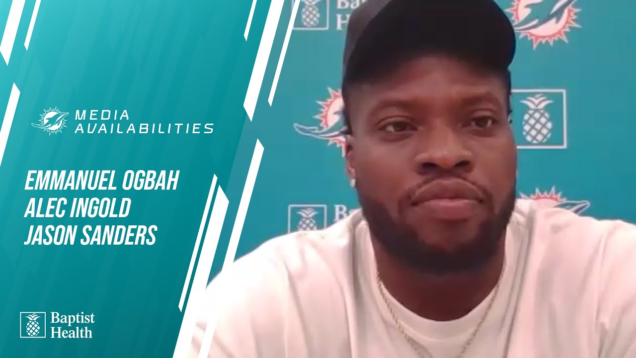 Ogbah, Ingold and Sanders meet with the media l Miami Dolphins