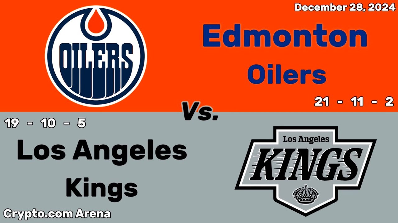 Edmonton Oilers vs Los Angeles Kings | December 28, 2024 | All Goals