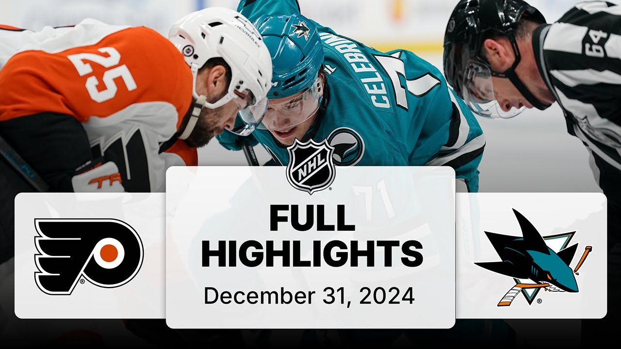 NHL Highlights | Flyers vs. Sharks | December 31, 2025