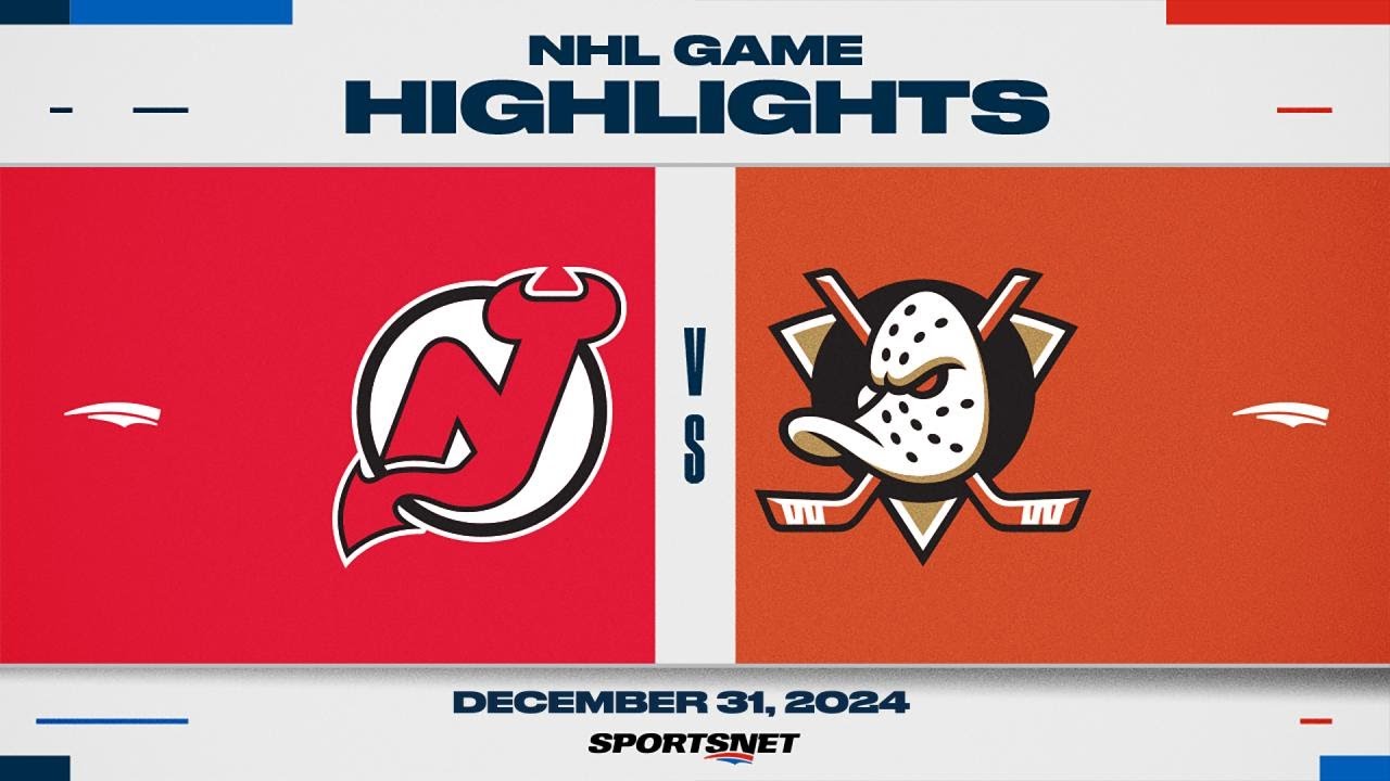 NHL Highlights | Devils vs. Ducks - December 31, 2024