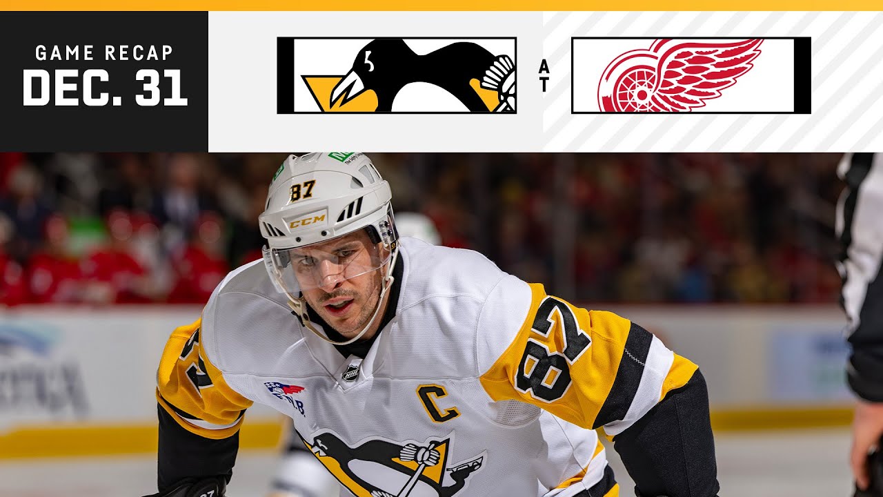 GAME RECAP: Penguins vs. Red Wings (12.31.24) | O'Connor Tallies Two