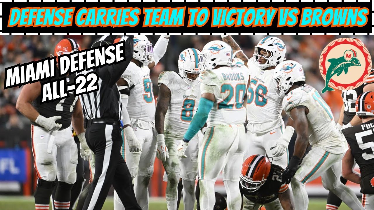 Film Breakdown: The Miami Dolphins Defense Rightfully DOMINATES the Browns Offense