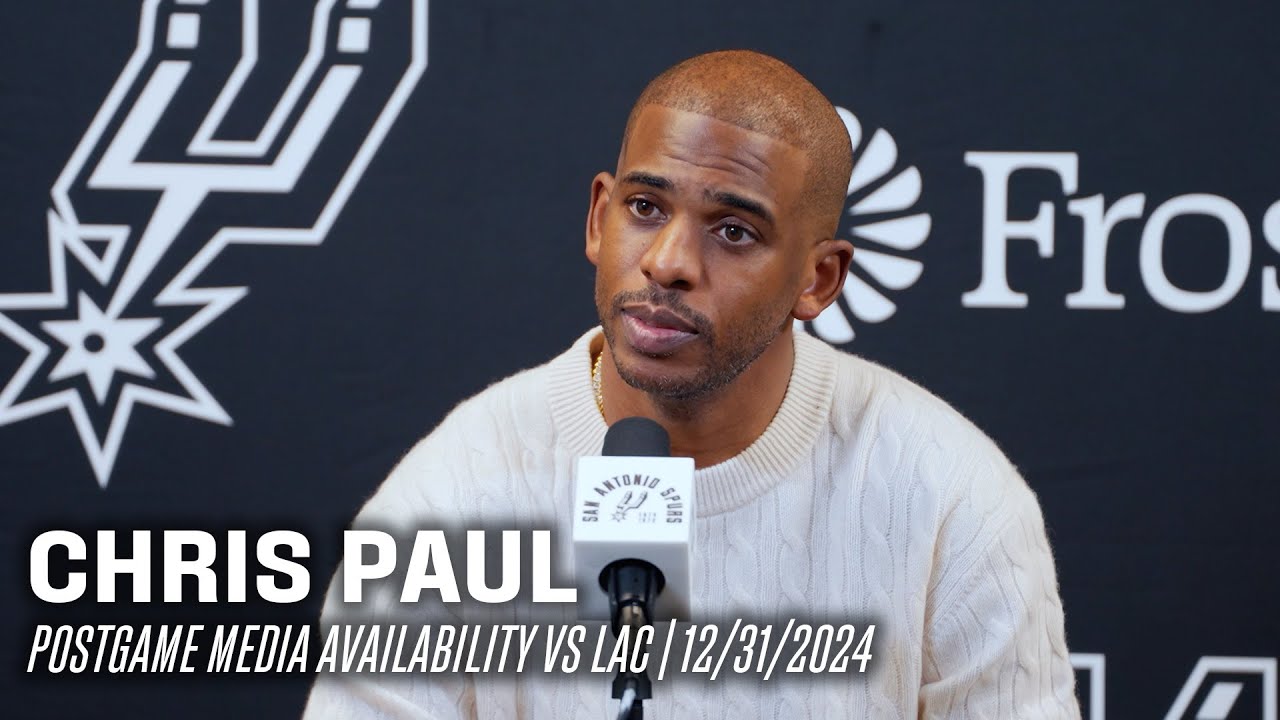 Chris Paul Postgame vs Los Angeles Clippers | 12.31.24