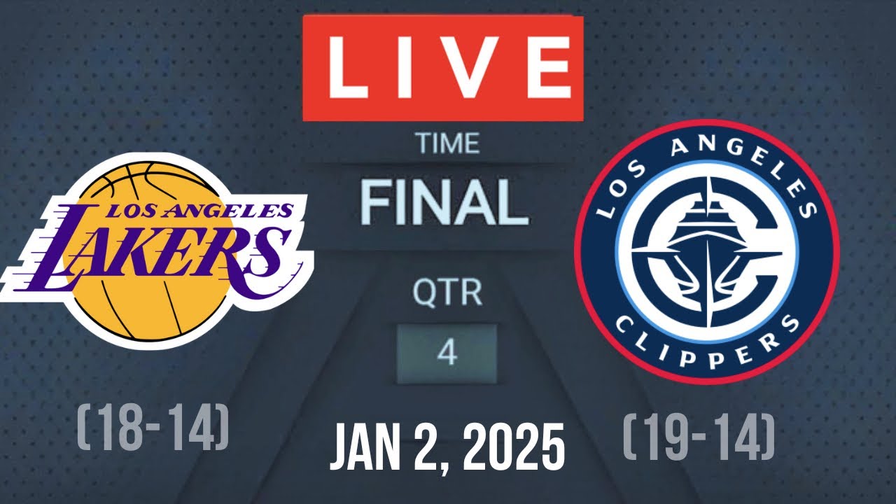 NBA LIVE! LOS ANGELES CLIPPERS vs LOS ANGELES LAKERS  January 2, 2025 CLIPPERS vs LAL 2K25