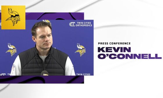 Kevin O'Connell Looks Ahead to Winner-Take-All Matchup Between Minnesota Vikings and Detroit Lions