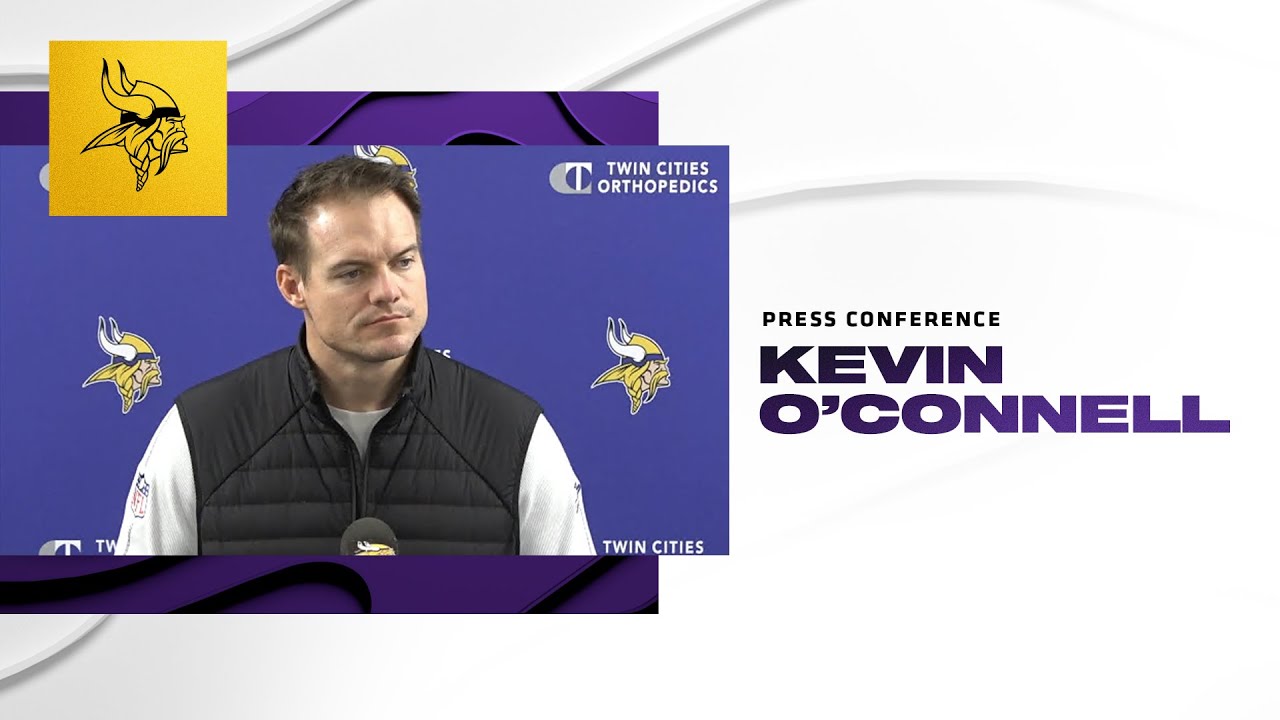 Kevin O'Connell Looks Ahead to Winner-Take-All Matchup Between Minnesota Vikings and Detroit Lions