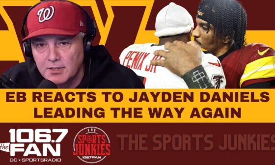 EB Calls In To Hype Up The Commanders Playoff Berth | Sports Junkies