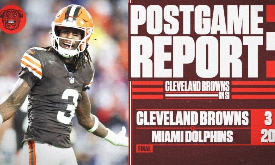 Cleveland Browns Postgame: Browns Get Beat By Dolphins, Currently Hold Number 3 Draft Pick