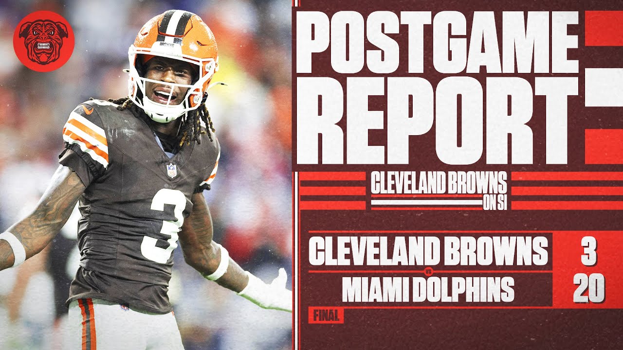 Cleveland Browns Postgame: Browns Get Beat By Dolphins, Currently Hold Number 3 Draft Pick