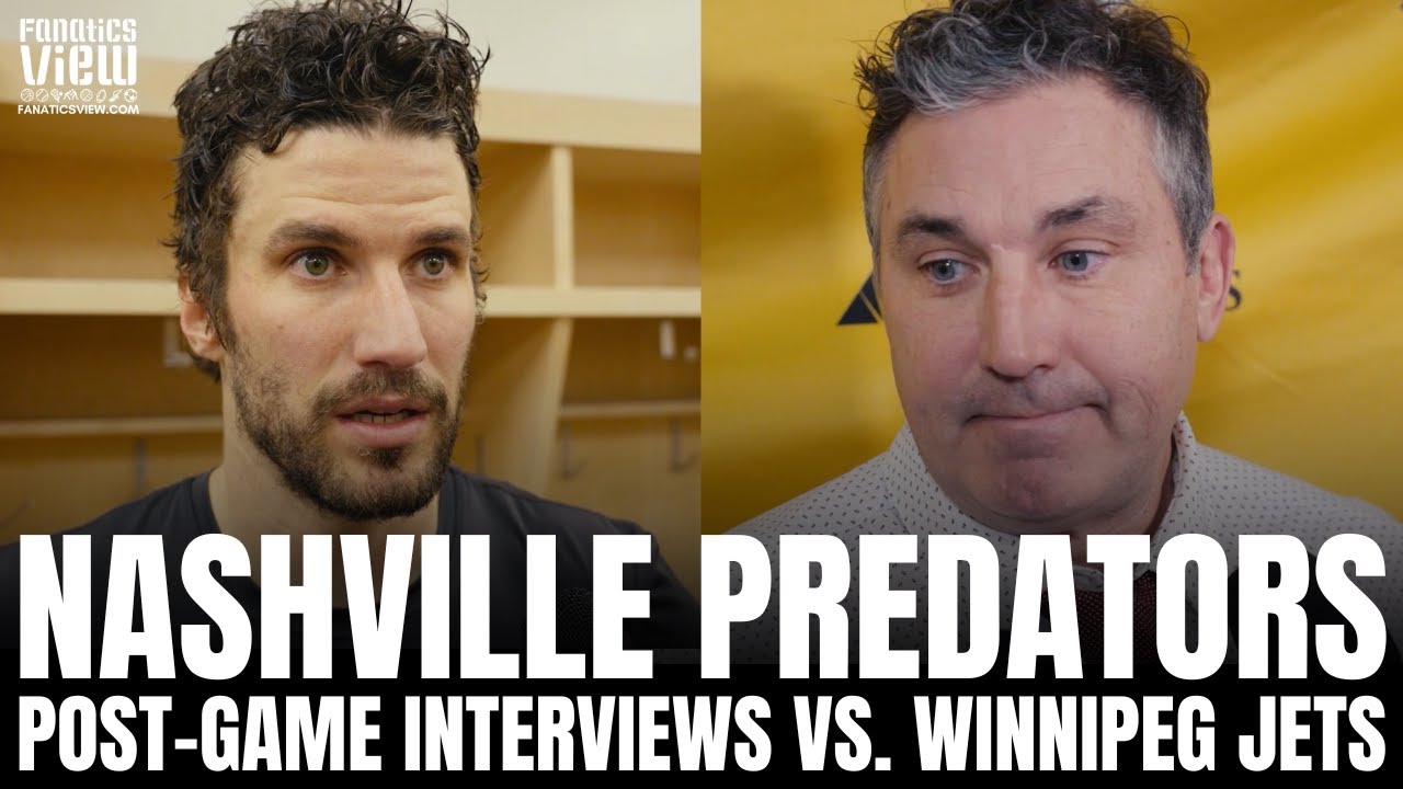 Roman Josi & Andrew Brunette Recap Nashville Being Shut Out in Winnipeg, Winnipeg Jets Impressions