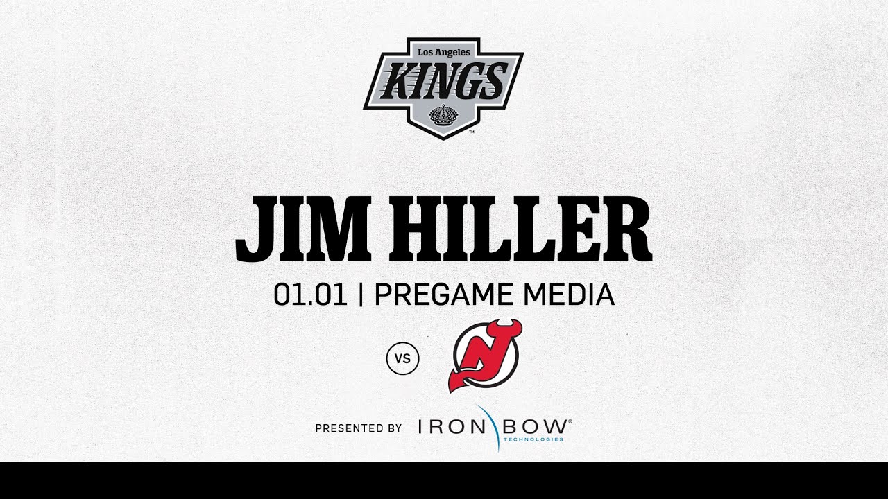 Head Coach Jim Hiller | 01.01 LA Kings face the New Jersey Devils | Pregame Media