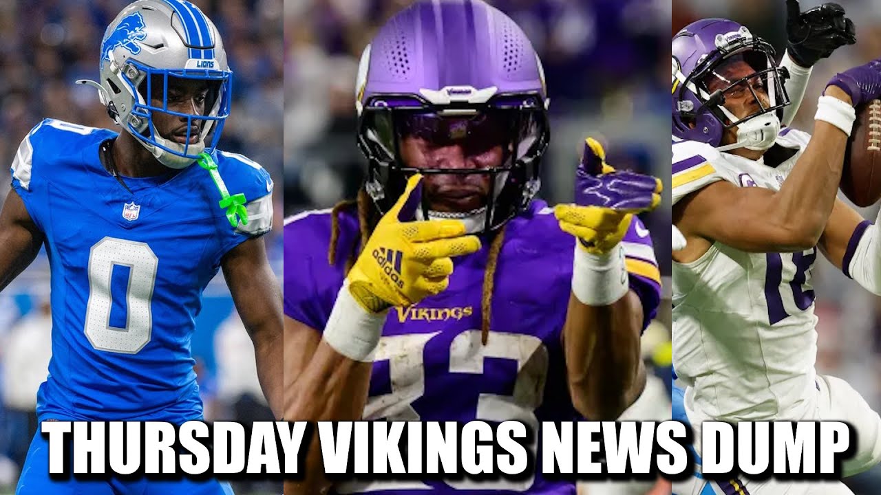 Minnesota Vikings News Dump (1.2.2025) | Lions CB Talking Smack, Jones Good to Go, Jets Owns DET