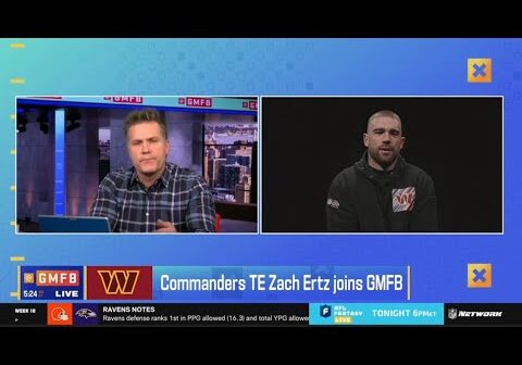 GMFB | Zach Ertz join Kyle Brandt EXPLAINS WHY Washington Commanders will win Super Bowl this season