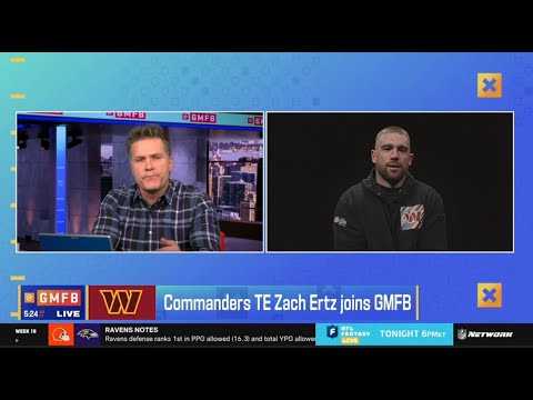 GMFB | Zach Ertz join Kyle Brandt EXPLAINS WHY Washington Commanders will win Super Bowl this season