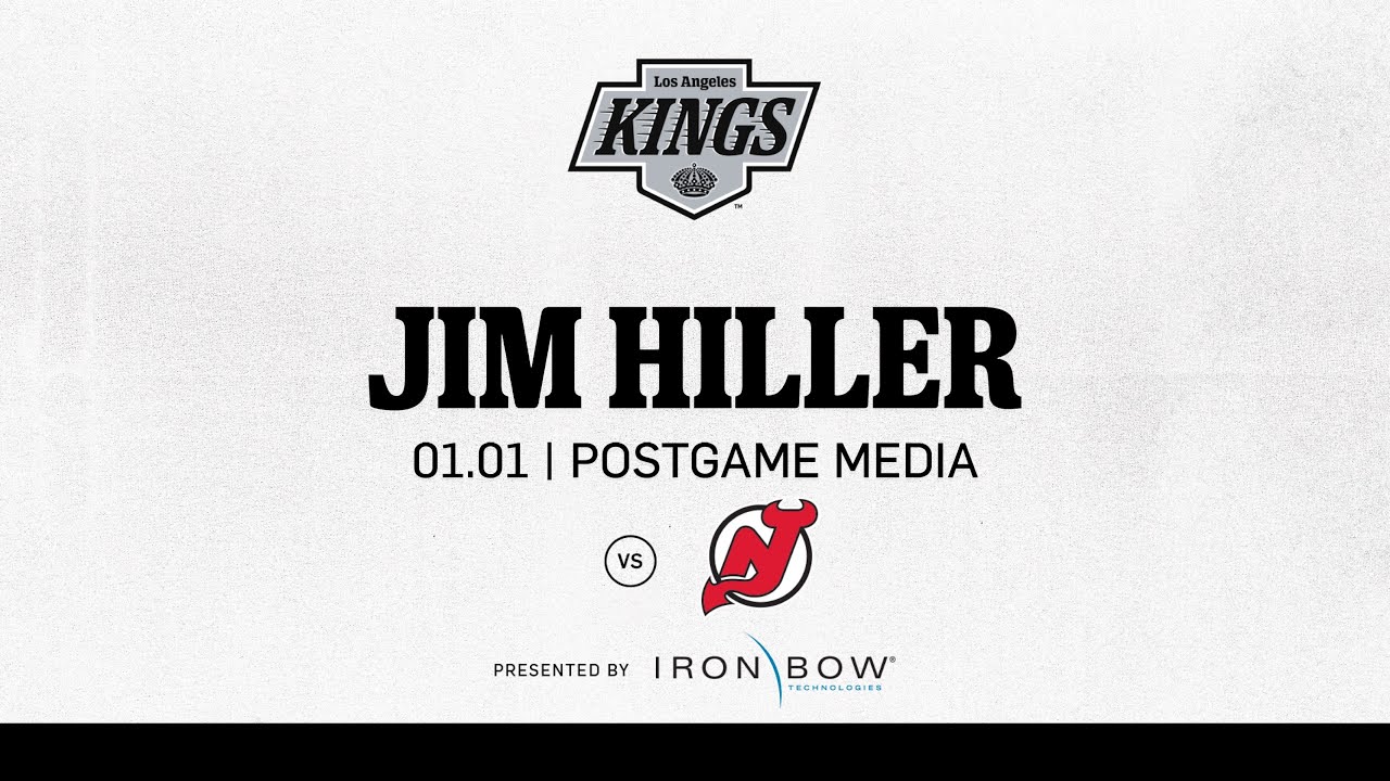 Head Coach Jim Hiller | 01.01.25 LA Kings beat the New Jersey Devils