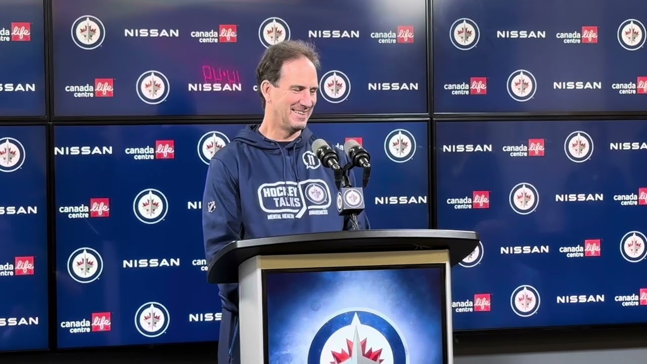 Winnipeg Jets pre-game media vs Anaheim Ducks: Coach Scott Arniel