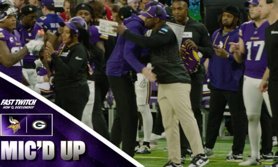 Kevin O'Connell & Brian Flores Mic'd Up During Minnesota Vikings Win Over Green Bay Packers