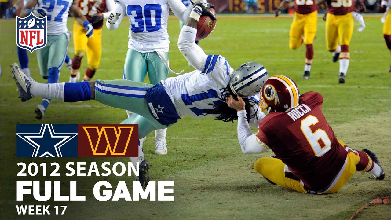 NFC East Championship! Dallas Cowboys vs. Washington Commanders FULL GAME | NFL 2012 Season Week 17