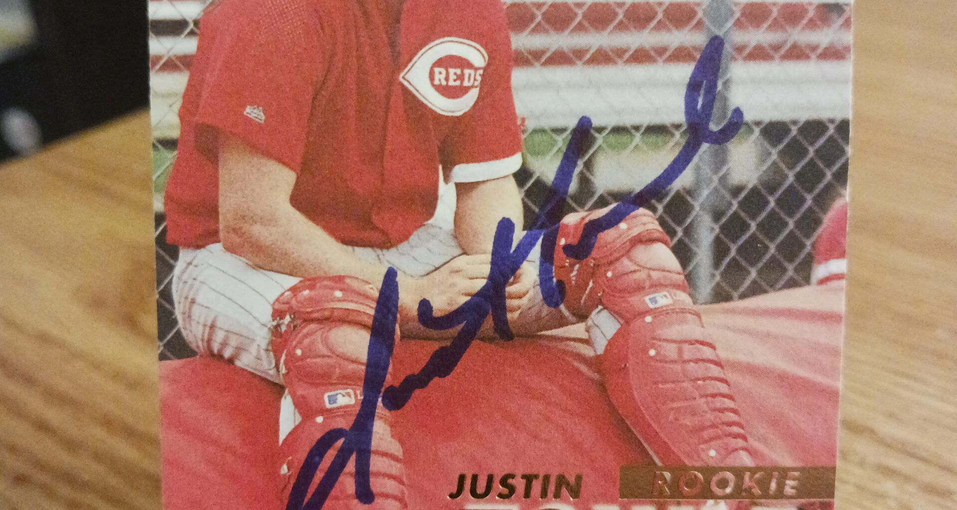 Posting a Reds autographed card every day until we win the World Series. Day 569: Justin Towle