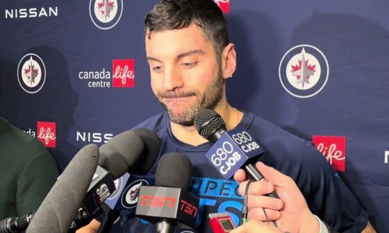 Winnipeg Jets pre-game media vs Anaheim Ducks: Dylan DeMelo