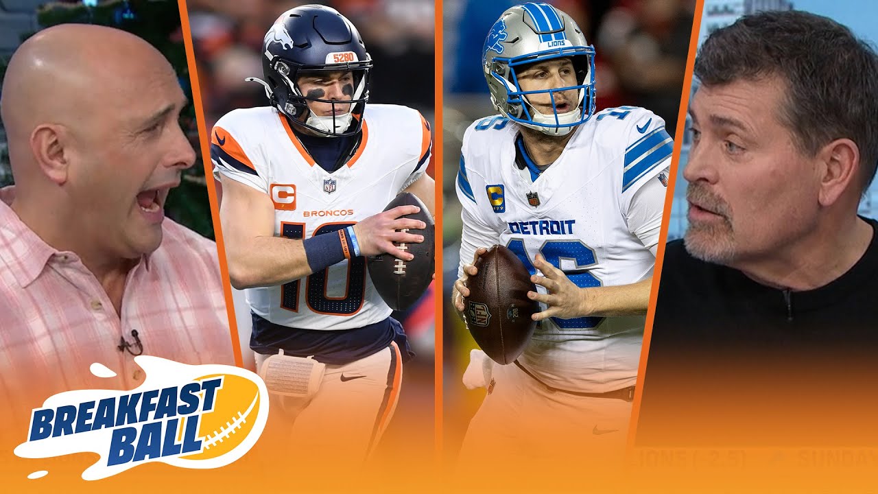 Lions and Vikings Super Bowl chances, Can the Broncos beat Chiefs backups? | NFL | BREAKFAST BALL