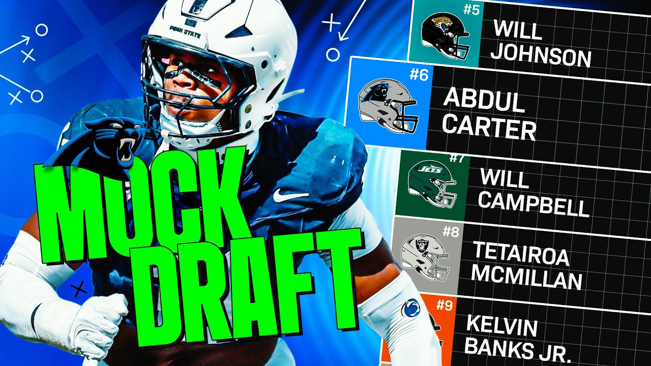 Carolina Panthers 3-Round Mock Draft | PFF