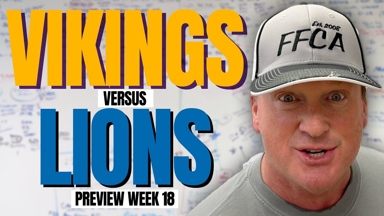 Minnesota Vikings vs Detroit Lions Week 18 PREVIEW - Gruden's Pick