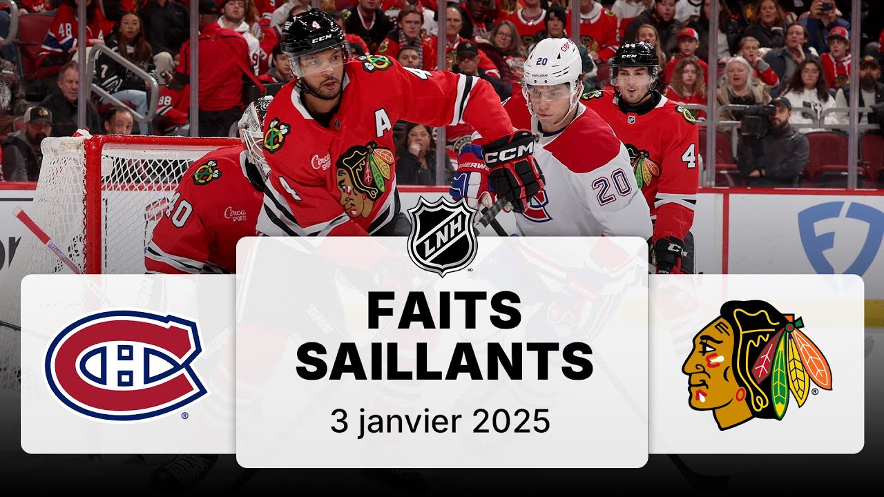 Canadiens vs Blackhawks 3/1/25 | Faits saillants