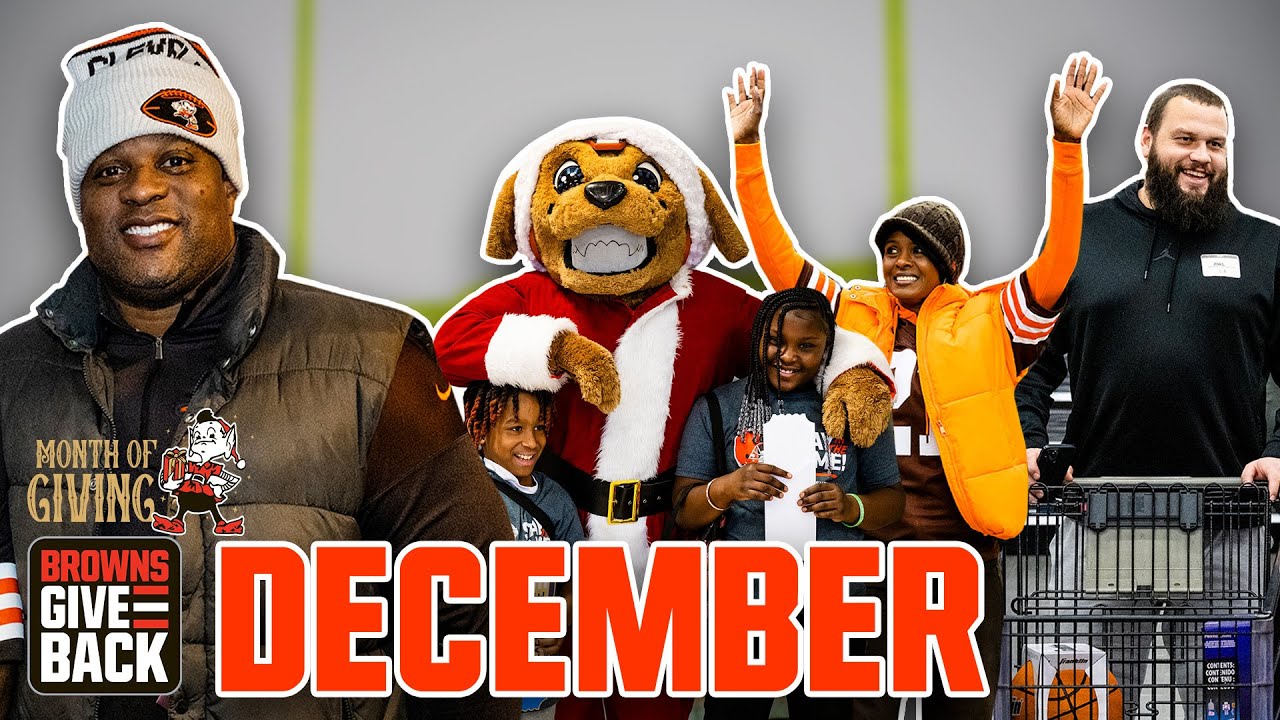 Browns busy Giving Back during Month of Giving | Browns Give Back