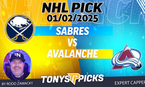 Buffalo Sabres vs Colorado Avalanche 1/2/25 NHL Pick Prediction