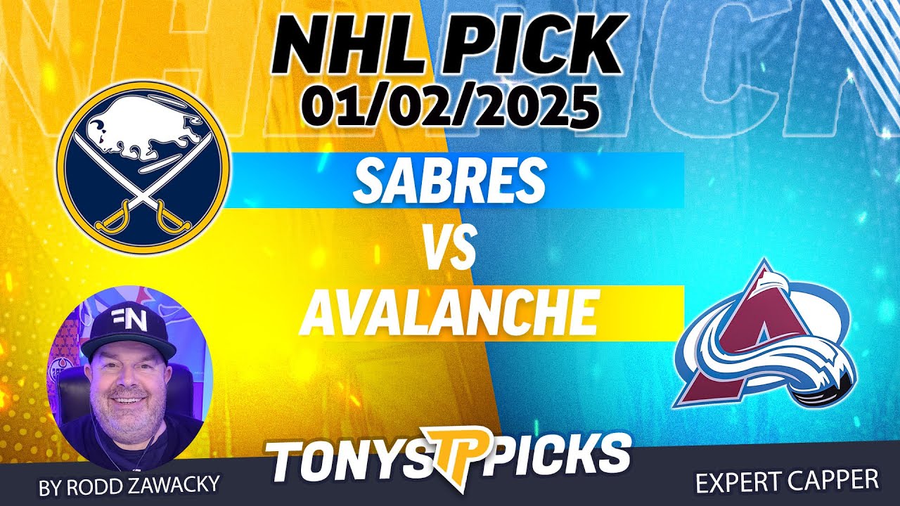 Buffalo Sabres vs Colorado Avalanche 1/2/25 NHL Pick Prediction