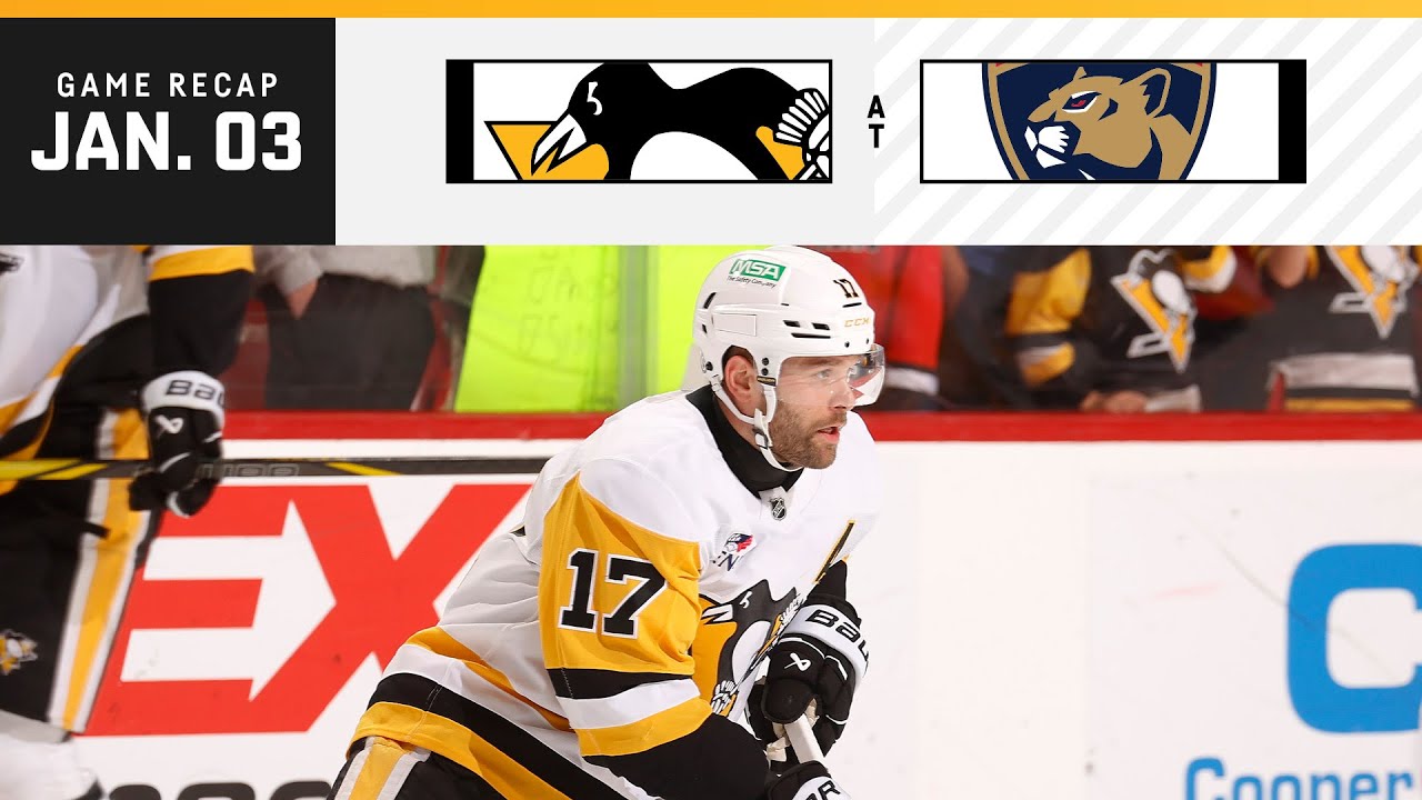 GAME RECAP: Penguins vs. Panthers (01.03.25) | Rust Records Career Milestone in 600th NHL Game