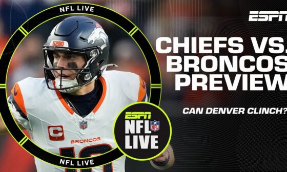 NFL Live unanimously picks the Broncos to beat Chiefs and clinch playoff berth 🔮