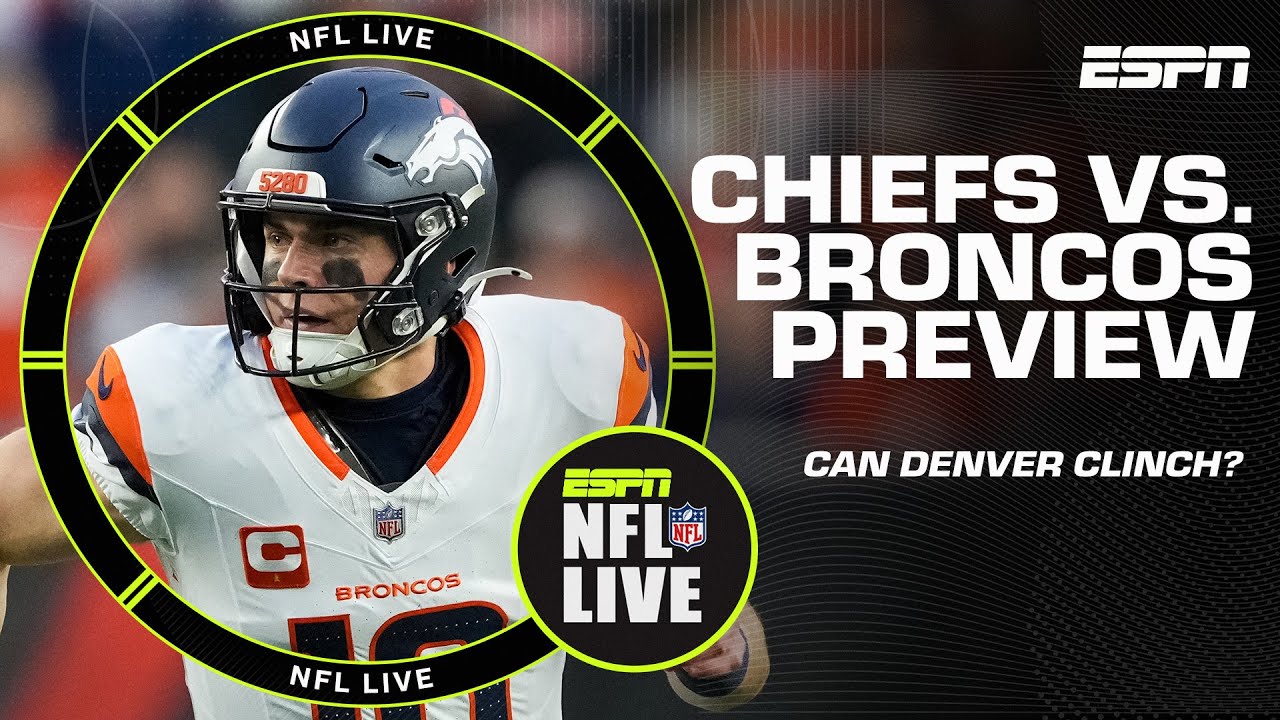 NFL Live unanimously picks the Broncos to beat Chiefs and clinch playoff berth 🔮