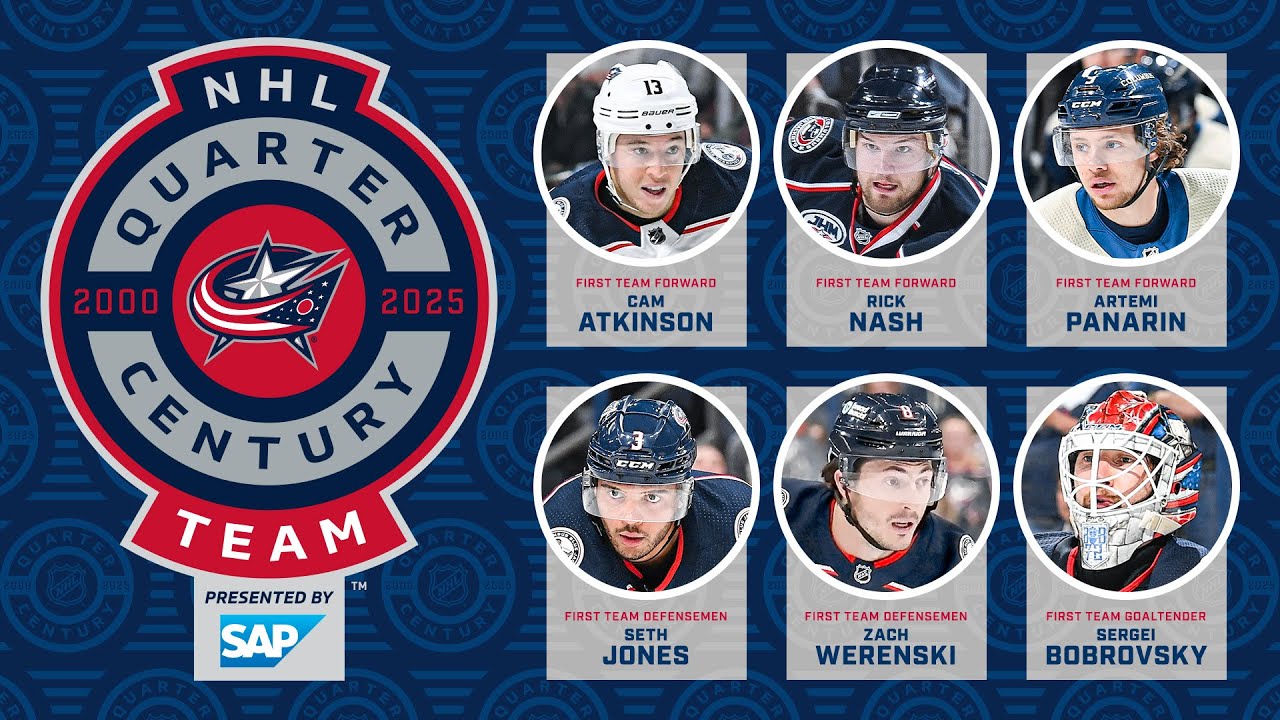 INTRODUCING THE COLUMBUS BLUE JACKETS QUARTER-CENTURY TEAM 💥