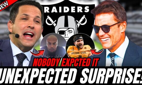 💥😮RAIDERS CONFIRMS! THE NEWS THAT EVERYONE WAS WAITING FOR! RAIDERS GIVES YOU THE FIRST SURPRISE!