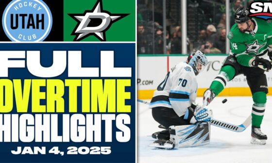 Utah Hockey Club at Dallas Stars | FULL Overtime Highlights - January 4, 2025