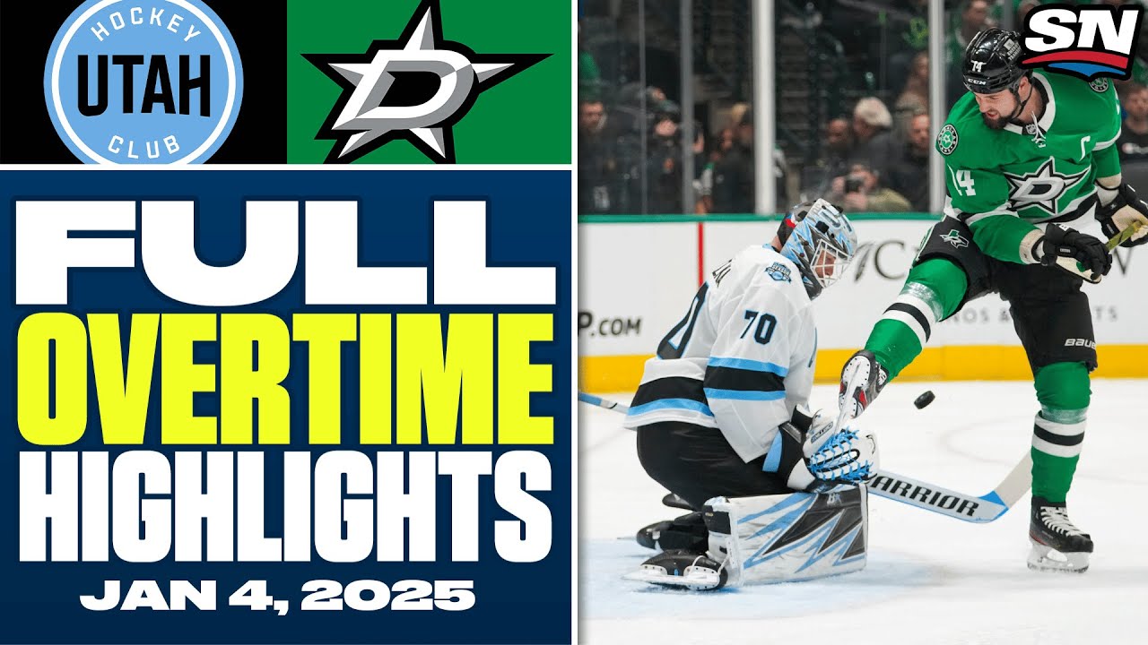 Utah Hockey Club at Dallas Stars | FULL Overtime Highlights - January 4, 2025