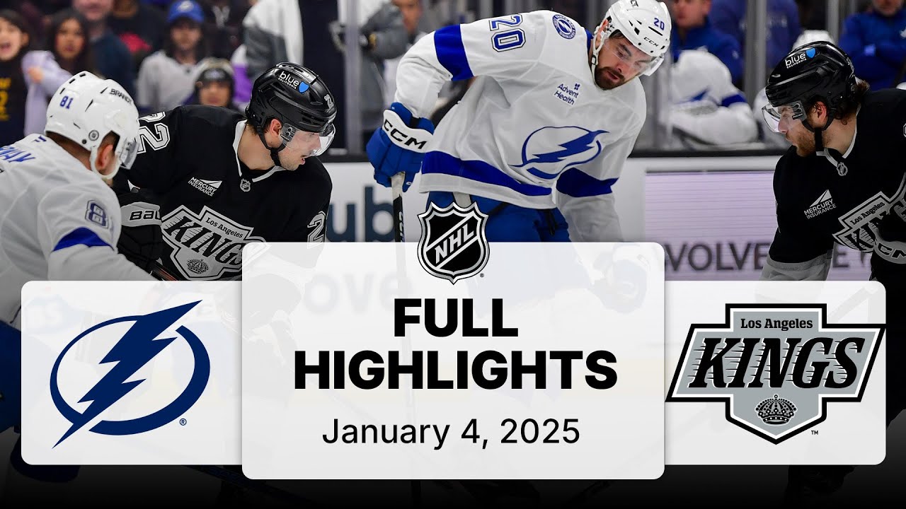 NHL Highlights | Lightning vs. Kings - January 04, 2025