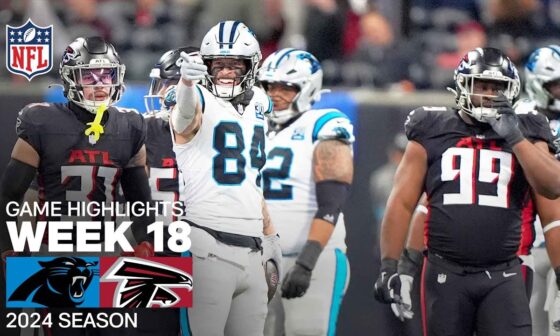 Carolina Panthers vs. Atlanta Falcons | 2024 Week 18 Game Highlights