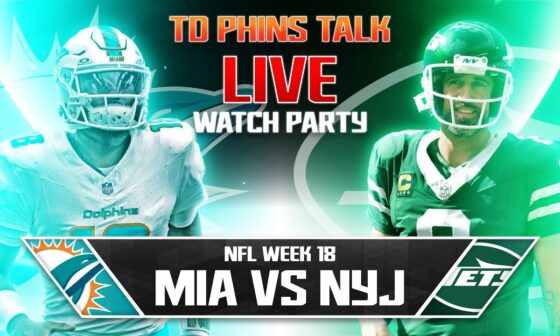 Miami Dolphins vs New York Jets Live WATCH PARTY! 🔥🔥🔥🔥🔥