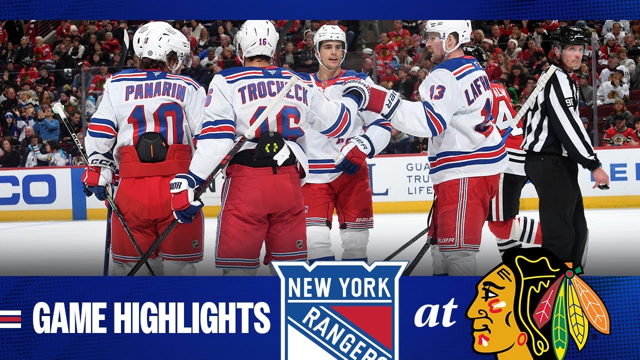 GAME HIGHLIGHTS | 2024-25: New York Rangers at Chicago Blackhawks (1/5/25)