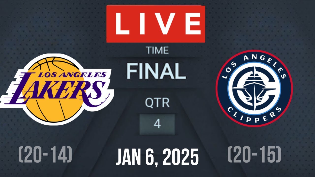 NBA LIVE! LOS ANGELES CLIPPERS vs LOS ANGELES LAKERS  January 6, 2025 CLIPPERS vs LAL 2K25